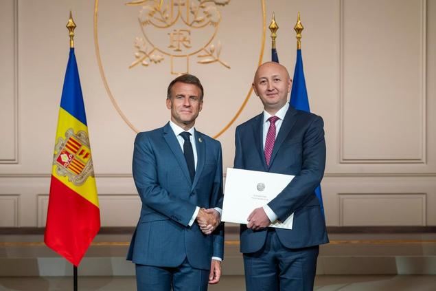 El Embajador de Kazajstán presentó sus Cartas Credenciales al Copríncipe de Andorra