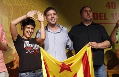 Patriotismo separatista Vs. izquierda española no constitucional