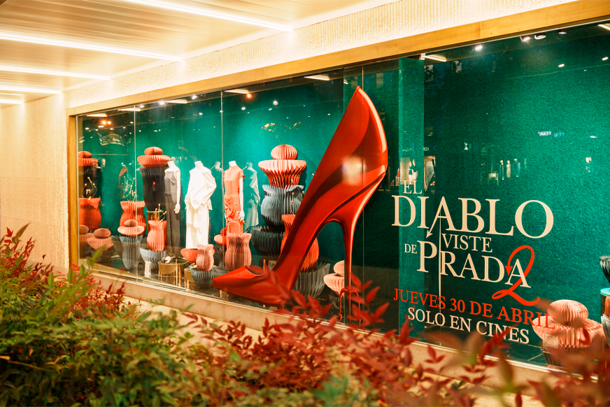 El Corte Inglés celebra el estreno de la película “ El diablo viste de Prada 2” reinterpretando los looks más icónicos