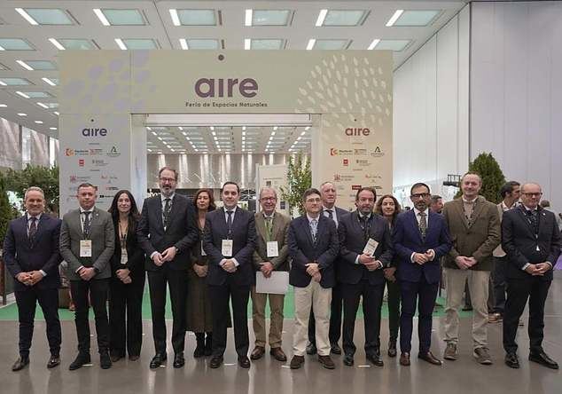 Acto de inauguración de Expo Aire (Córdoba).
