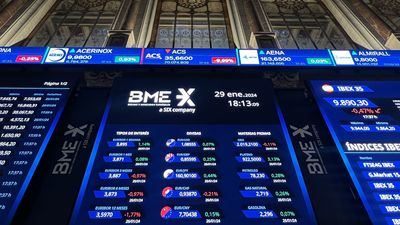 Palacio de la Bolsa de Madrid.