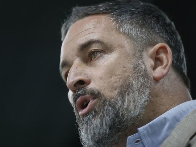 Santiago Abascal, líder de VOX, tercera fuerza política de España. 