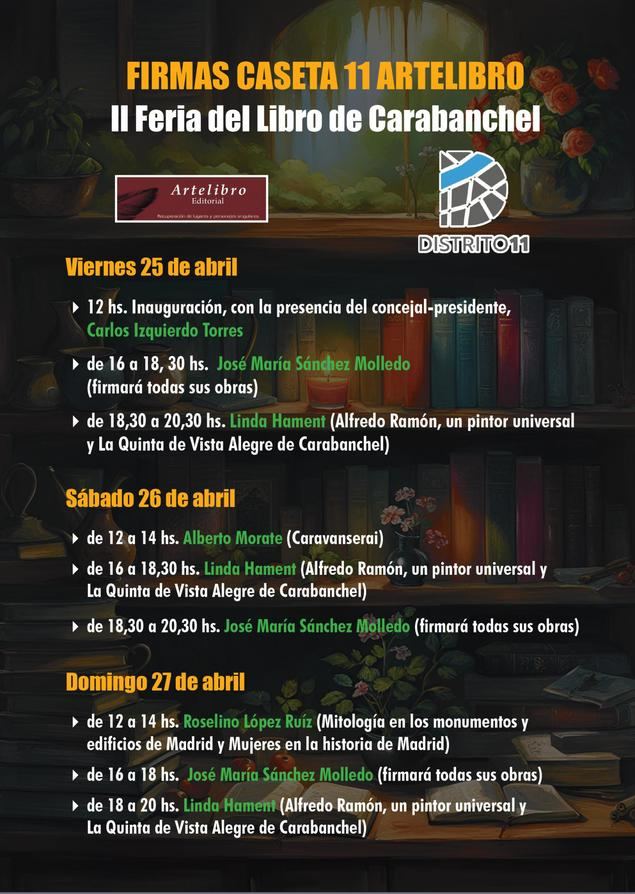 Alfredo Ramón, un pintor universal en la II Feria del Libro de Carabanchel