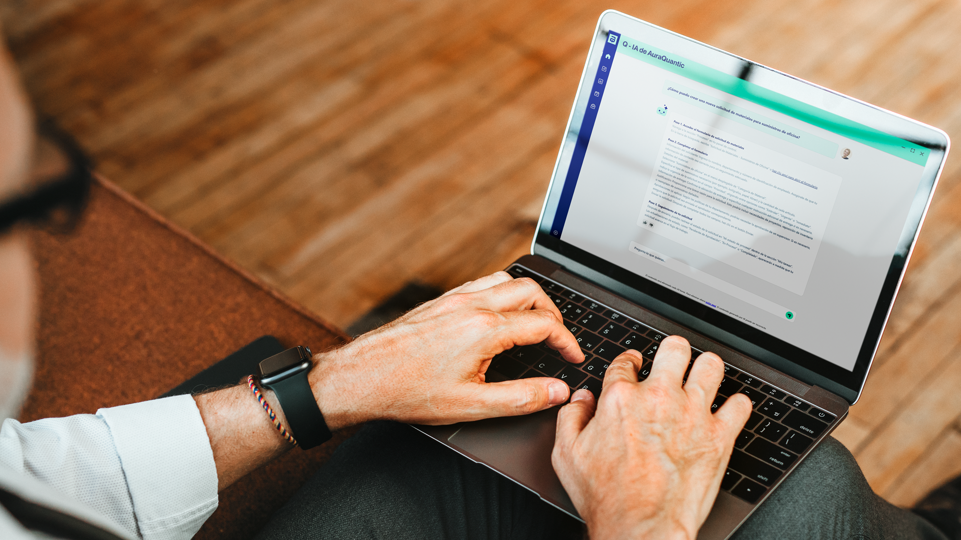 La tecnológica AuraQuantic incorpora un asistente de IA que ofrece soporte en tiempo real y seguridad en un entorno cerrado