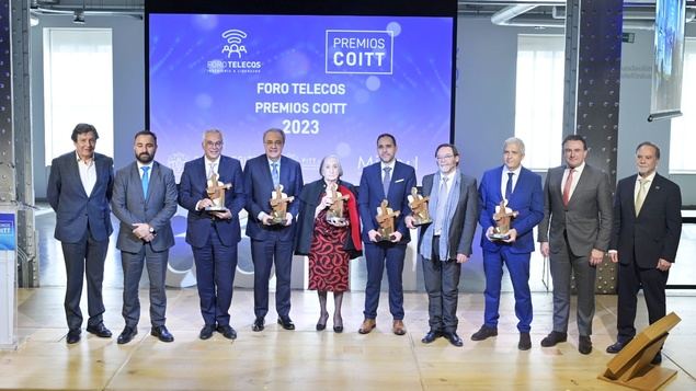 Comunidad de Madrid, Red.es, UPM-Campus Sur, y los ingenieros Tobías Martínez, Carlos Javier Herráiz y África Moreno, galardonados en los Premios COITT a la Excelencia 2023
