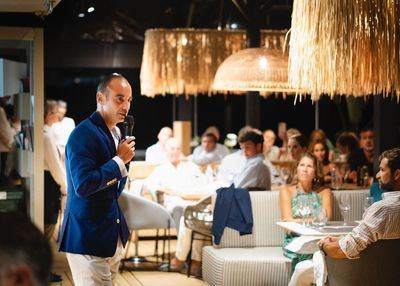 Todo preparado para la cena benéfica de la Fundación Arango en Madrid