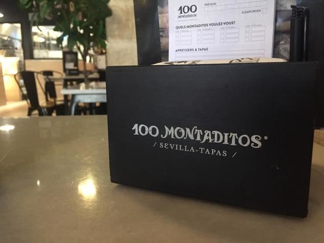 En el 100 Montaditos de Burdeos puede pedirse igual que en cualquier otro restaurante de la cadena. El éxito lo tienen sus excelentes tapas, la sangría y el tinto de verano, que todo el mundo pide.  (Foto: © 2022  ElMundoFinanciero.com)