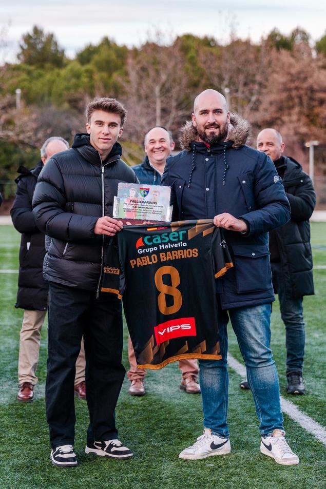 Los jugadores internacionales de la Escuela Deportiva de Moratalaz