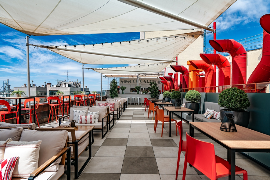 Vincci Hoteles pone estilo a la Gran Via con sus terrazas, iconos del terraceo madrileno