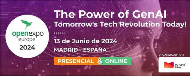 OpenExpo Europe 2024 convertirá a Madrid en el epicentro de la Inteligencia Artificial