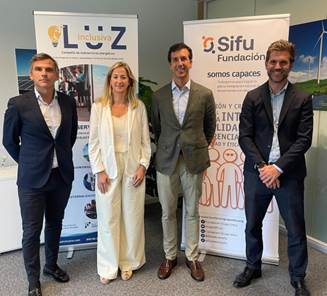 SIFU y Luz Inclusiva se unen en una clara apuesta por la sostenibilidad y la integración laboral