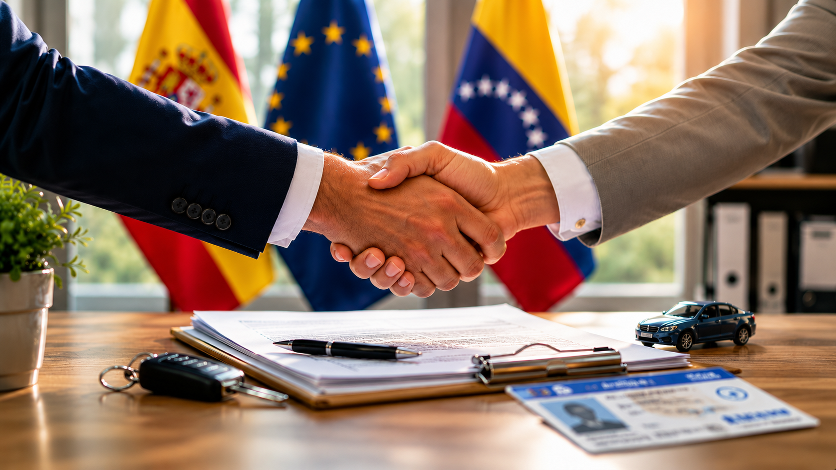 ¿Pueden conducir los venezolanos en España?