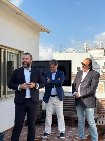 De izquierda a derecha, Christyan de la Cruz, Jesús Campoy y Jordi Almir.
