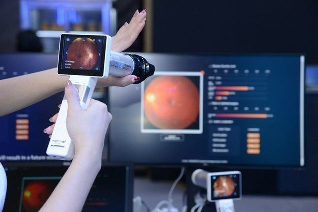 El sistema de inteligencia artificial asistido Edge AI-DR portátil de ITRI ganó una medalla de bronce en la más reciente edición de los premios Edison, en Estados Unidos. (Foto cortesía del ITRI)