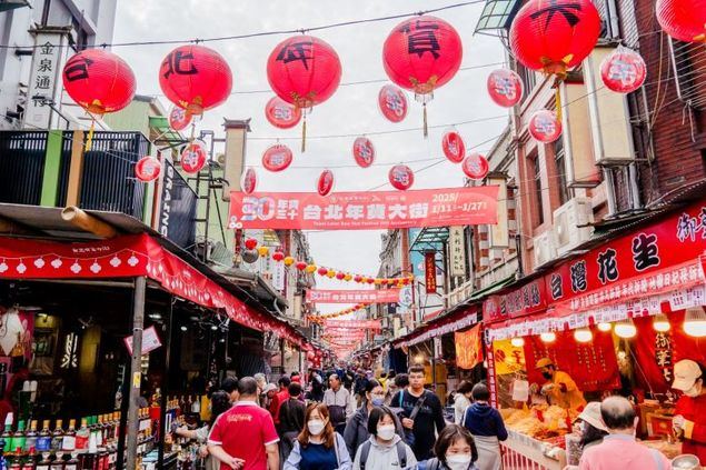 Todo preparado en Taiwán para el Año Nuevo Lunar chino