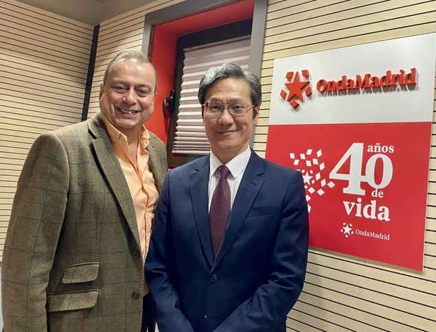 Gran impacto de la entrevista al Embajador de Taiwán en Onda Madrid