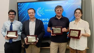 Alberto de los Ojos, de Horse, y Alba Cebrecos, de Kynegos, ganadores del XI Premio Impulso de la Industria Conectada