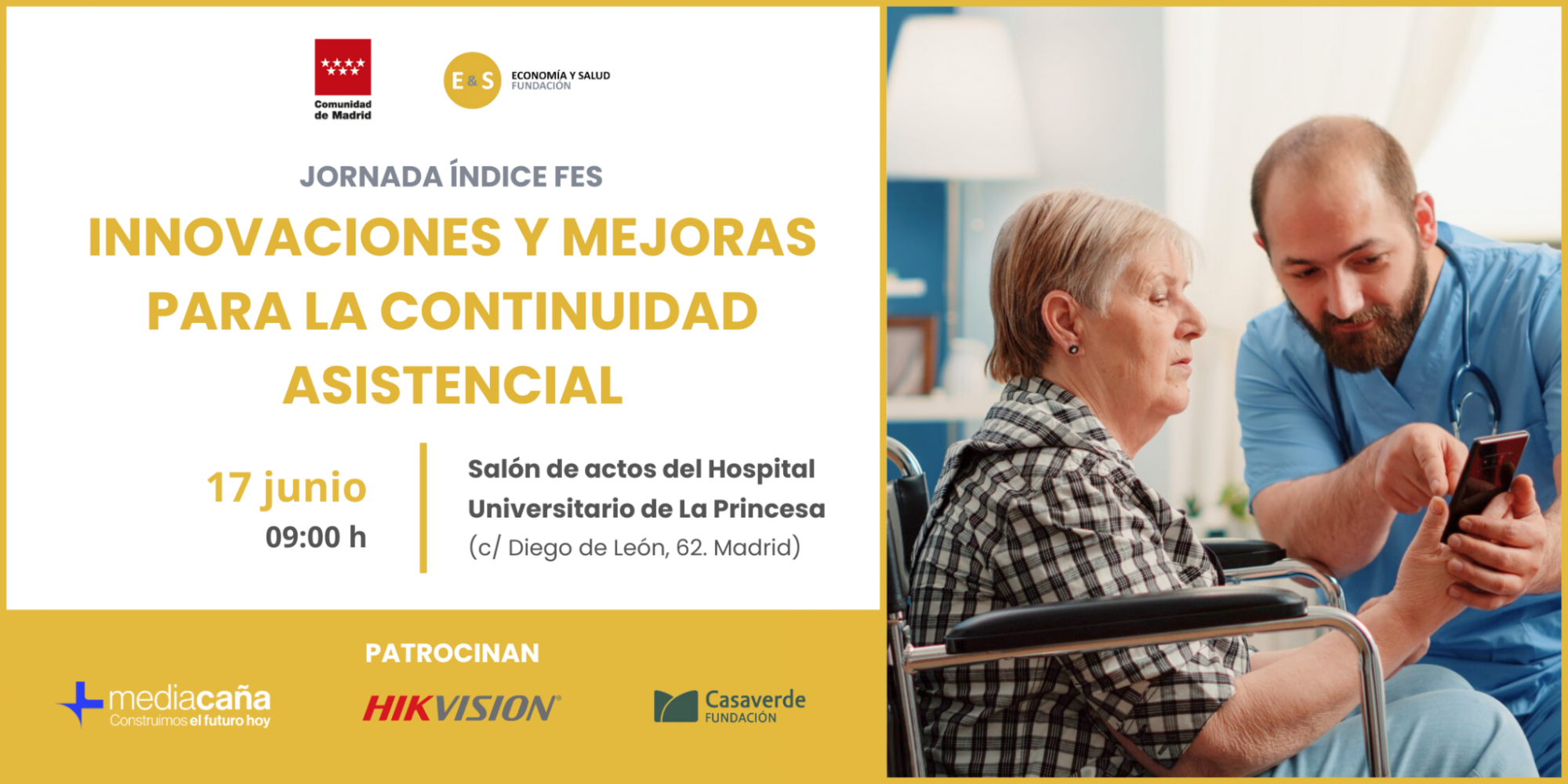 Jornada Índice FES: “Innovaciones y mejoras para la continuidad asistencial” organizada por la Fundación Economía y Salud