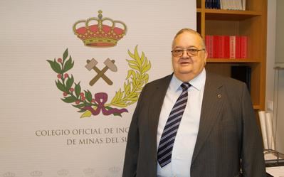 Juan Ignacio López-Escobar Fernández, Decano-Presidente del Colegio Oficial de Ingenieros de Minas del Sur.