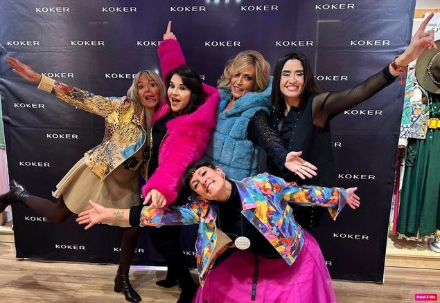 Lydia Lozano,periodista y ex - colaboradora de Sálvame, deslumbra en la Inauguración de la tienda Koker en Vitoria-Gasteiz