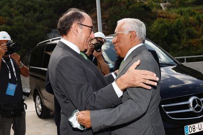 Ignacio Galán y Antonio Costa inauguran la gigabatería del Tâmega de Iberdrola, una de las más grandes del mundo
