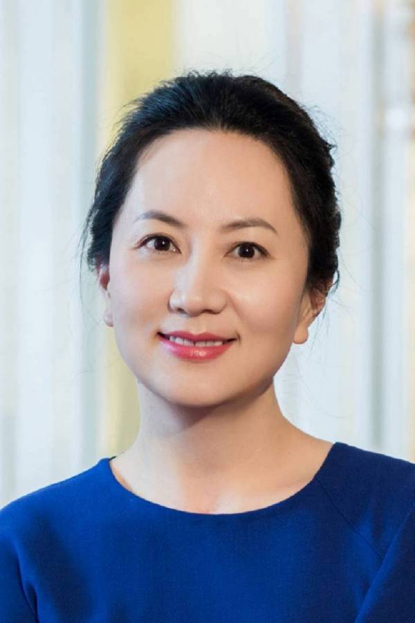 Meng Wanzhou, hija del fundador de Huawei y vicepresidenta de la junta y directora financiera (CFO) del gigante de las telecomunicaciones Huawei.