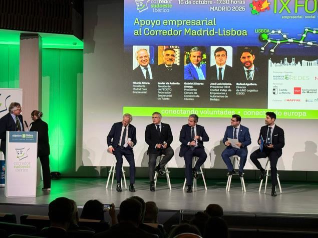 Empresarios españoles y portugueses reclaman un impulso definitivo para finalizar el proyecto del Corredor Atlántico de la Unión Europea
