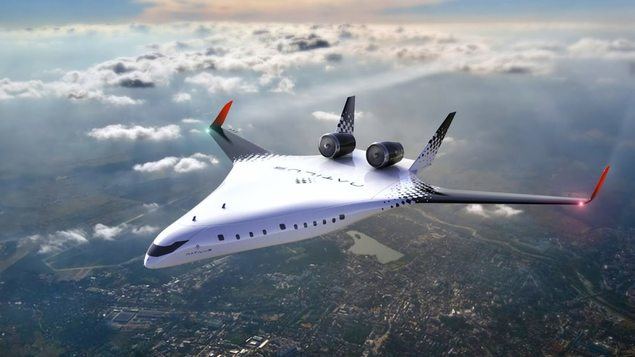 Natilus diseñó un avión innovador con ala fusionada para mejorar eficiencia y confort.