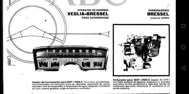 Las factorías impulsadas por Bressel fueron líderes en la fabricación de muchos elementos para automóviles y motocicletas, como carburadores, velocímetros de precisión o cuadros de instrumentos. 