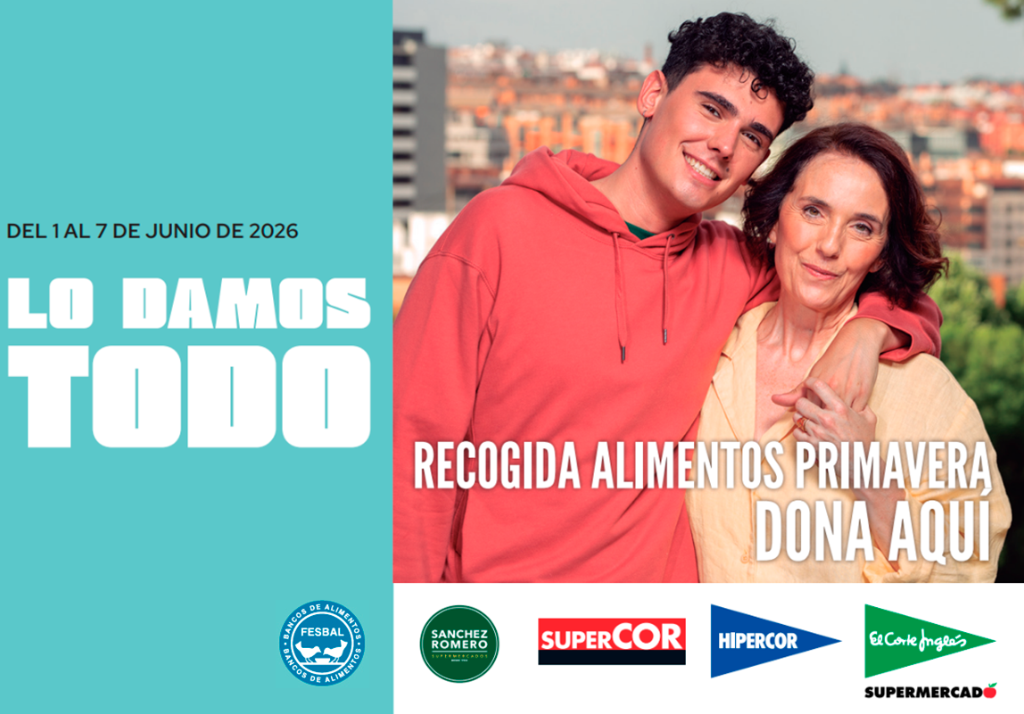 El Corte Inglés inicia “Recogida Primavera”, la campaña solidaria de FESBAL y los Bancos de Alimentos asociados