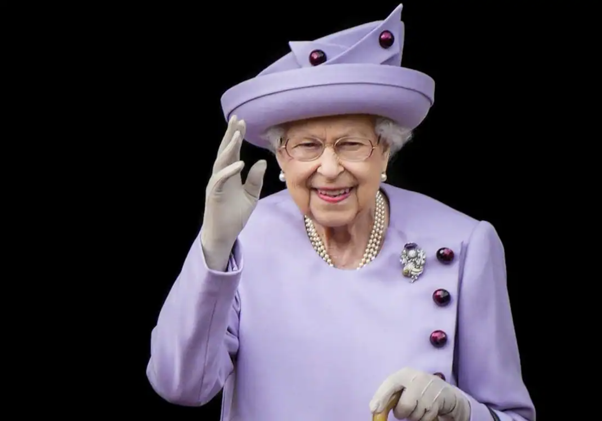 La reina Isabel II de Inglaterra.