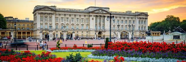 El Palacio de Buckingham.
