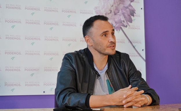 Roberto Sotomayor, dirigente de Podemos. 