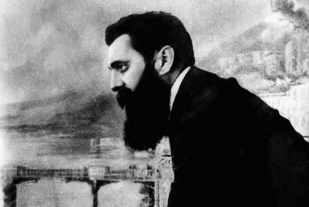 Theodor Herzl creó la Organización Sionista y promovió el retorno e inmigración de la diáspora judía hacia el actual territorio de Israel, en ese entonces bajo dominio del Imperio Otomano, en un esfuerzo por formar un estado judío, y al que se reconoce como Padre del Estado de Israel.