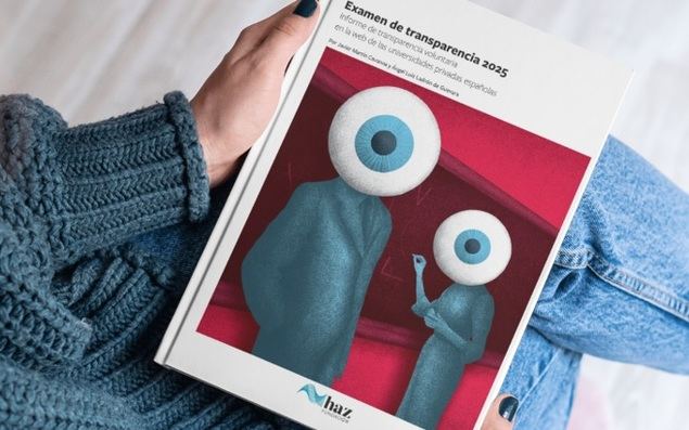 La universidad privada suspende en transparencia económica