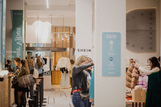 SHEIN abre en Barcelona la tienda popup más grande de su historia