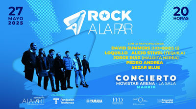El grupo Rockalapar dará su primer concierto solidario en el Moviestar Atena Madrid