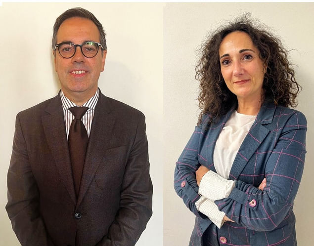 Carles Sala, nuevo director del Área Jurídica y portavoz de API Catalunya; Joana Crespo, nueva directora del API Center Barcelona