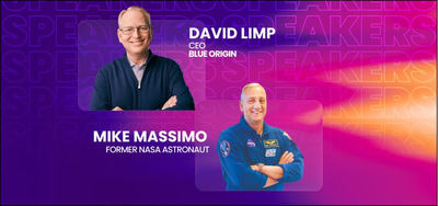 Dave Limp, CEO de Blue Origin, y el astronauta Mike Massimino (ex NASA) compartirán escenario