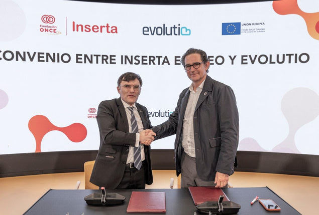 Evolutio y Fundación ONCE se unen para fomentar el empleo de las personas con discapacidad