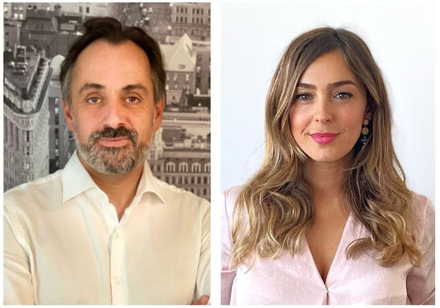 El inversor y consultor Paco Campos y Rebeca Pérez, CEO y fundadora de Inviertis.