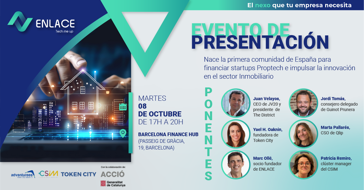 Nace la primera comunidad de España para financiar startups Proptech e impulsar la innovación en el sector inmobiliario