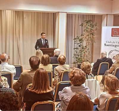 Alfonso Merlos abre la temporada del ‘Club de Opinión Santiago Alba’, en Valladolid