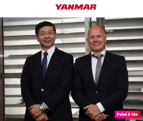 From left: Tetsuya Yamamoto, Chief Operating Officer (COO) and Representative Director of Yanmar Holdings; Peter Aarsen, Chief Executive Officer of Yanmar’s Energy System Business Unit.