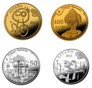 Joan Miró protagoniza la V serie de monedas de colección «Pintores Españoles»