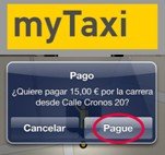 MyTaxi introduce el primer sistema de pago mediante móvil
