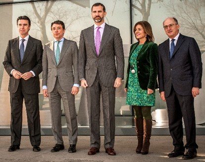 El Príncipe de Asturias inauguró el Campus Repsol