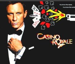 El cine tiene un efecto inmediato sobre las actitudes ante el juego online. En la imagen, Daniel Craig en un cartel promocional del film del agente secreto 007 'Casino Royale'.