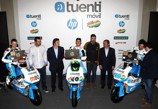 Presentación del equipo Tuenti HP 40, con Pol Espargaró como claro aspirante al titulo mundial de Moto 2